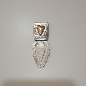 Brighton Silver Tone Book Marker